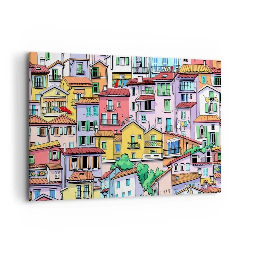 Obraz na plátne - Veselé mesto - 120x80 cm