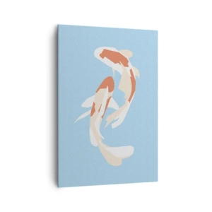 Obraz na plátne - Spontánne synchronizované plávanie - 70x100 cm