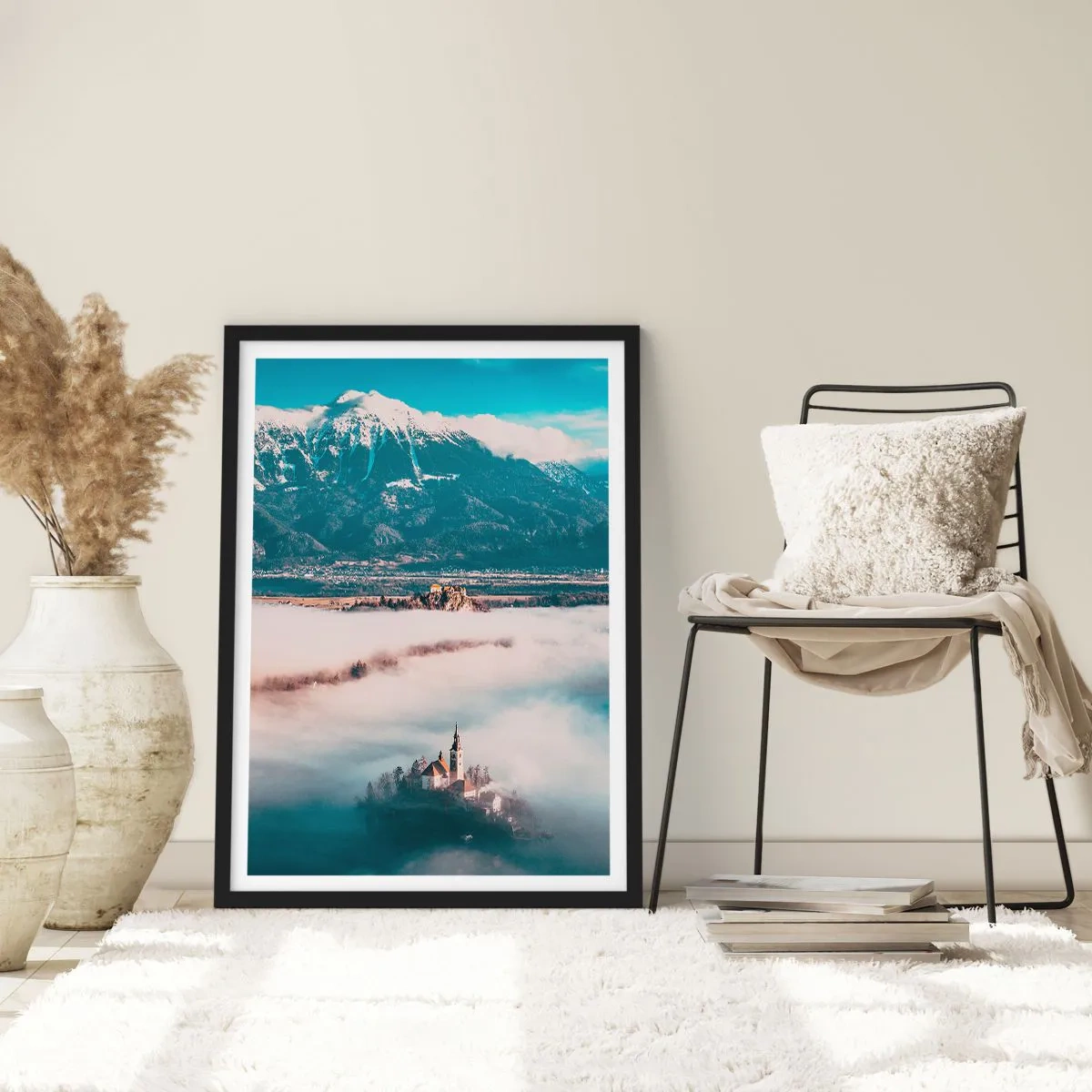 Plagát v čiernom ráme - Začiatok rozprávky - 61x91 cm