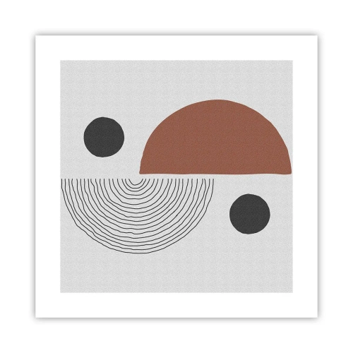 Plagát - Dokonalosť kruhu - 40x40 cm