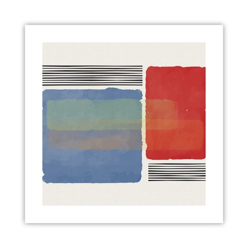 Plagát - Duch a písmeno geometrie - 40x40 cm