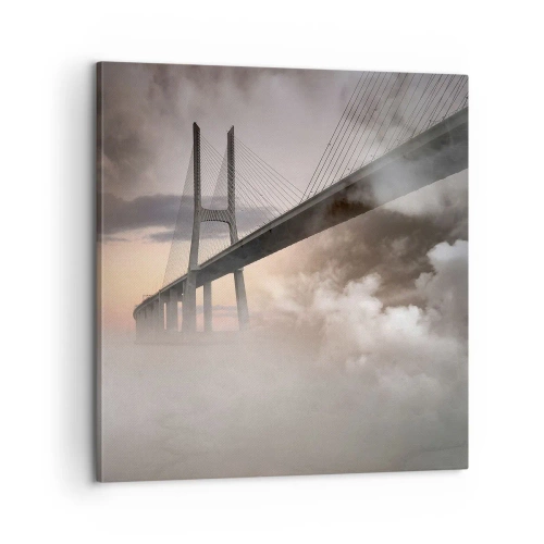 Obraz na plátne - Pri rieke, ktorá nie je - 60x60 cm