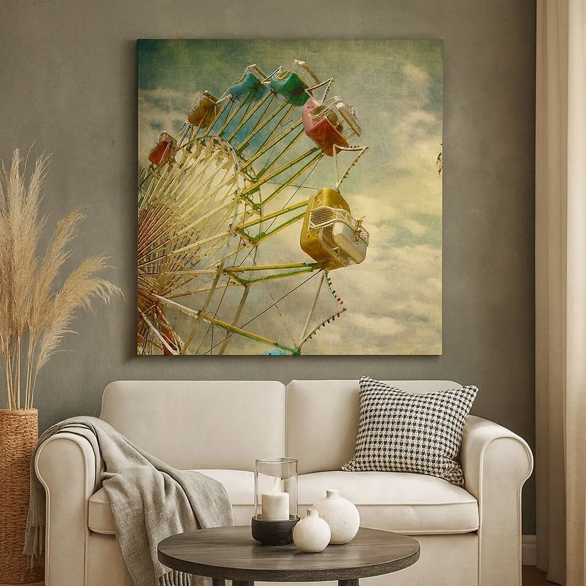 Obraz na plátne - Bude, bude zábava… - 30x30 cm