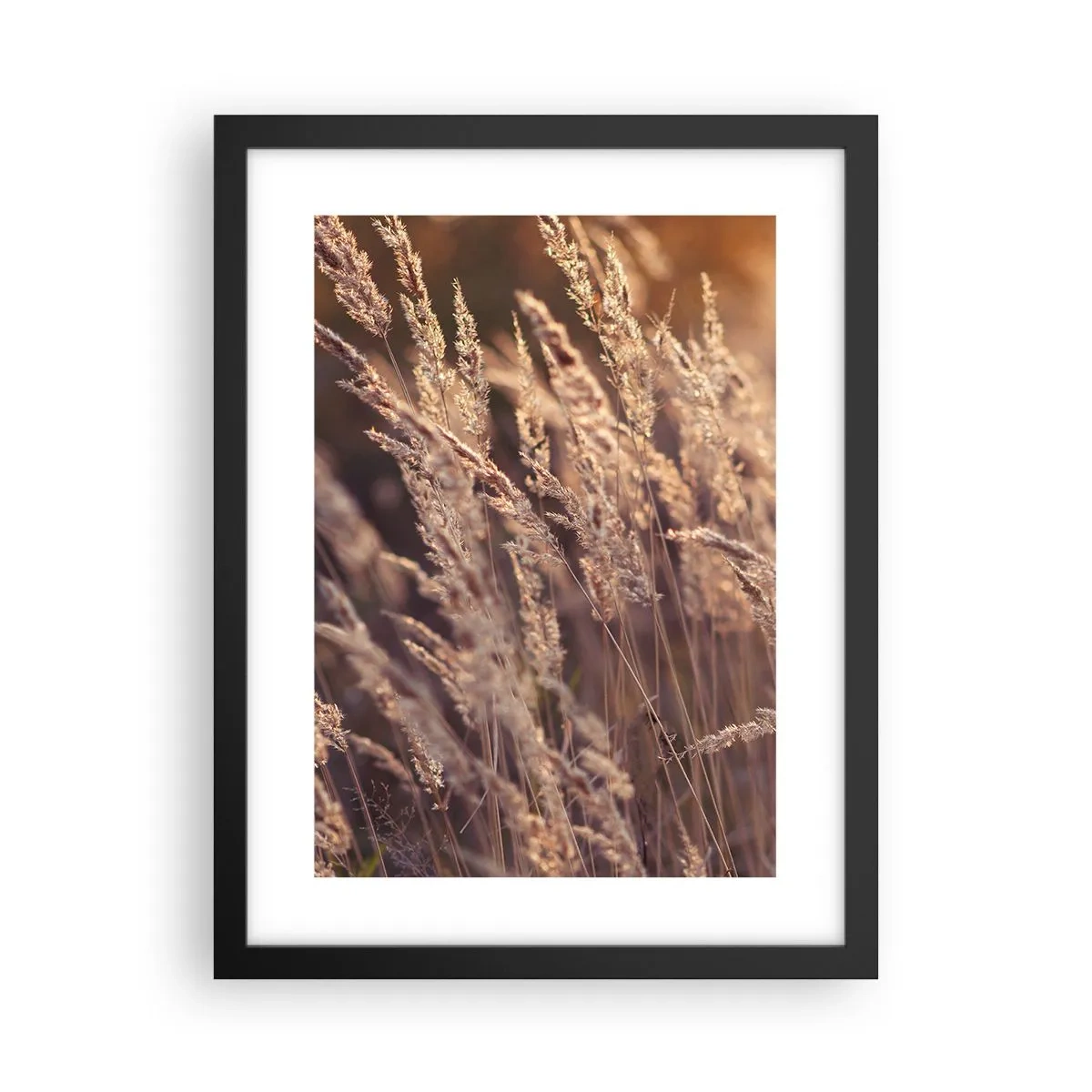 Plagát v čiernom ráme - Pripravení privítať jeseň - 30x40 cm