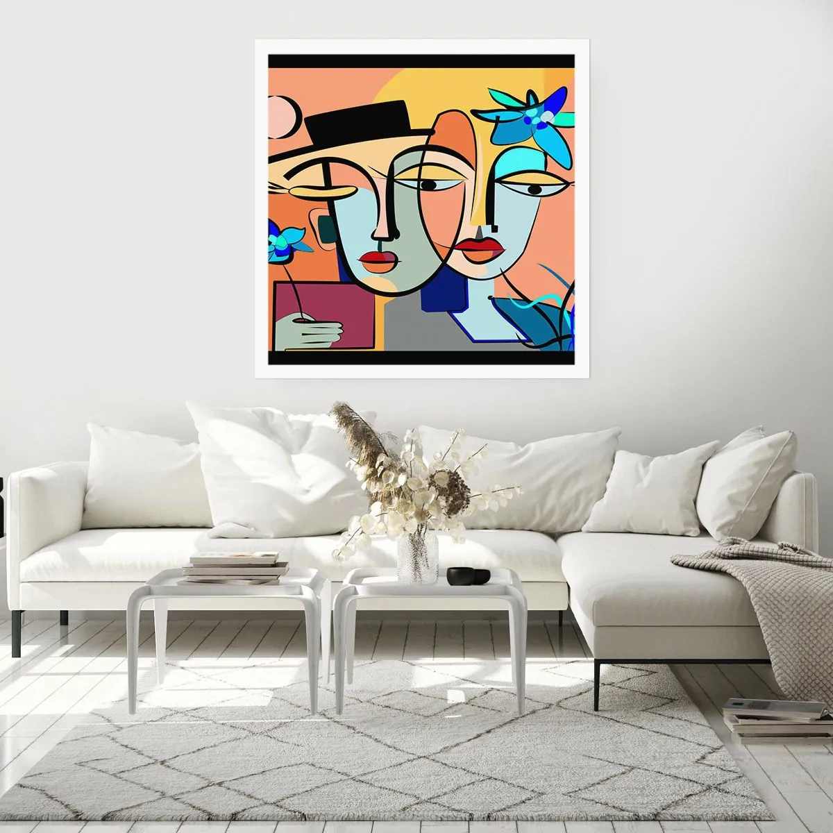Plagát - Picassovo randez vous - 30x30 cm