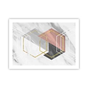 Plagát - Reťazová kompozícia - 70x50 cm