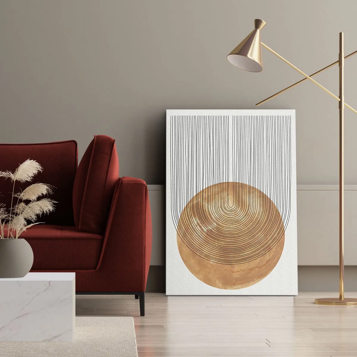 Obraz na plátne - Slnečná kompozícia - 70x100 cm