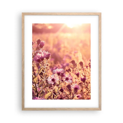 Plagát v ráme zo svetlého duba - Než skončí leto - 40x50 cm