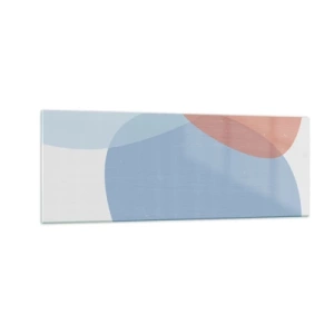 Obraz na skle - Pastelové vzťahy - 140x50 cm