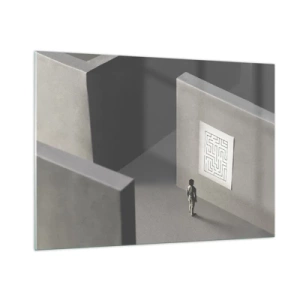 Obraz na skle - Kde to ale som? - 100x70 cm