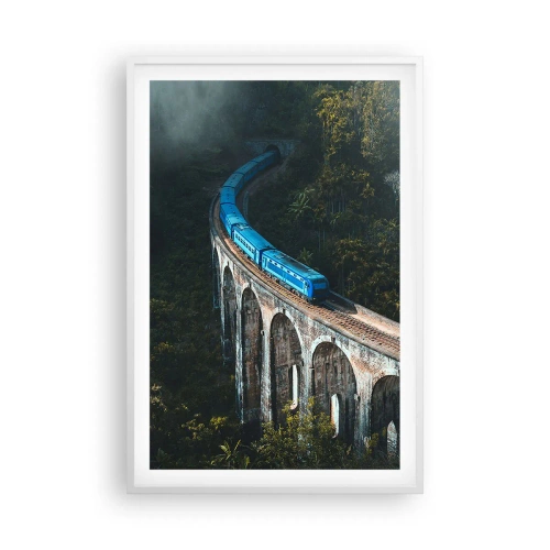 Plagát v bielom ráme - Príťažlivosť prírody - 61x91 cm