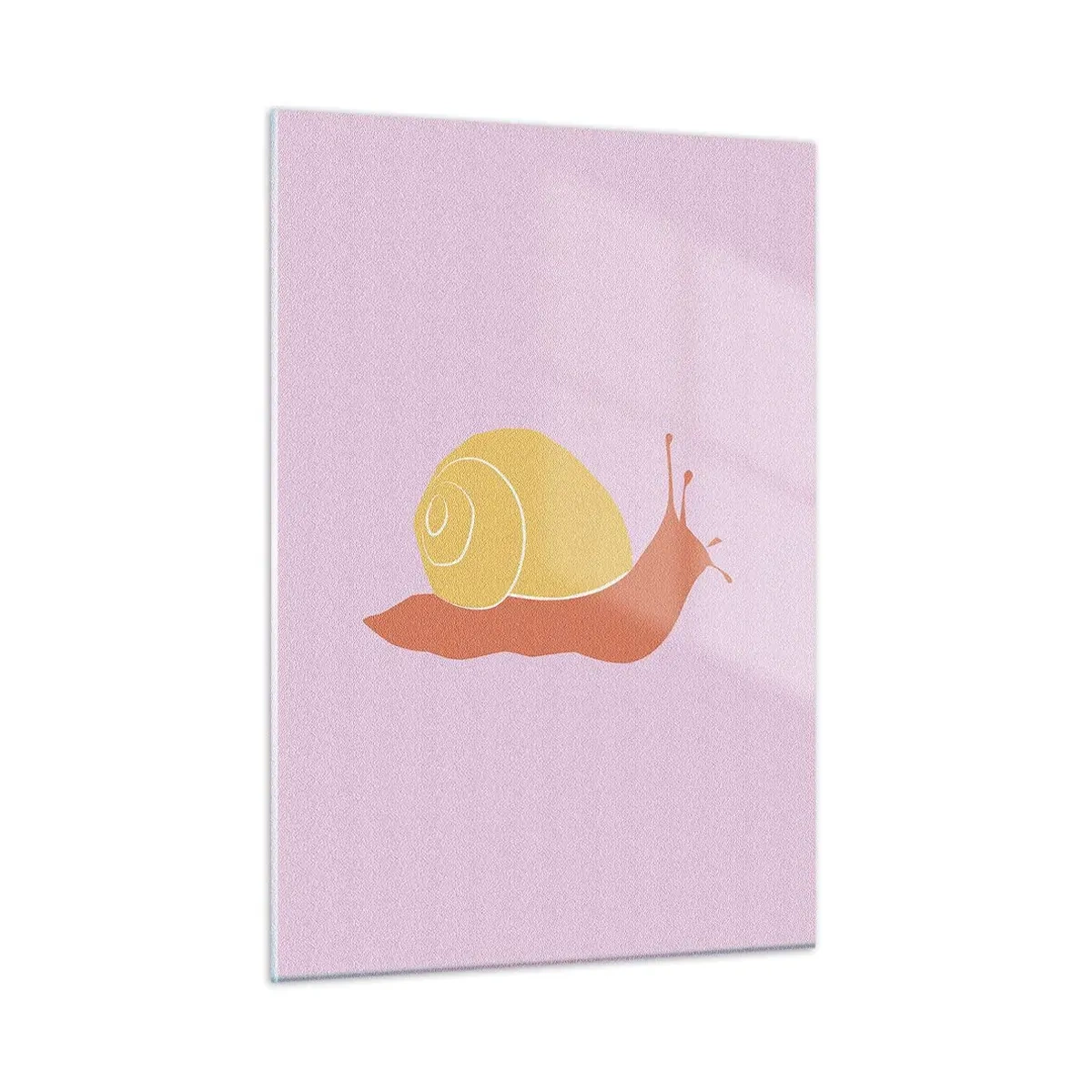 Obraz na skle - Nie je kam sa ponáhľať - 50x70 cm