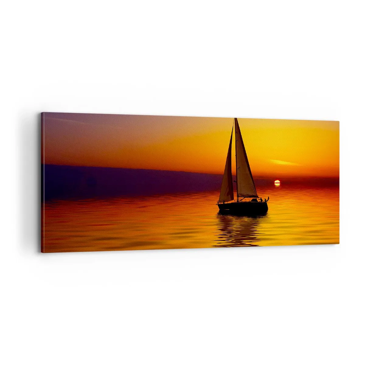 Obraz na plátne - Ako je tu za súmraku ticho… - 100x40 cm