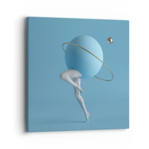 Obraz na plátne - Šialenstvo planét - 40x40 cm