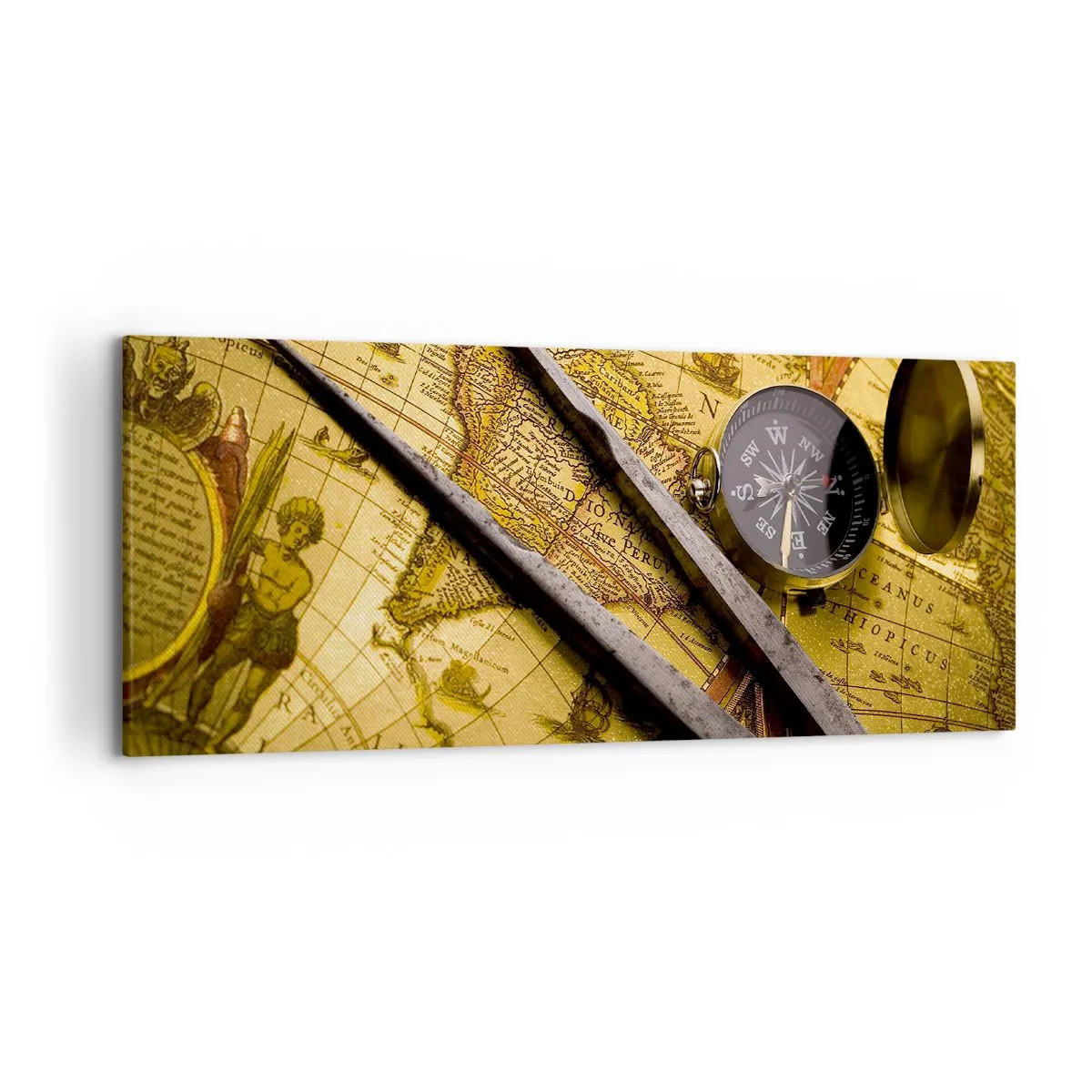 Obraz na plátne - Kde sú tie poklady? - 120x50 cm
