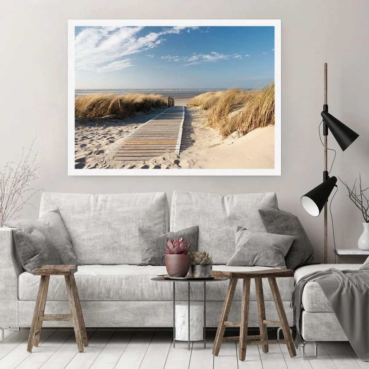 Plagát - Za dunou, v šumení trávy - 70x50 cm
