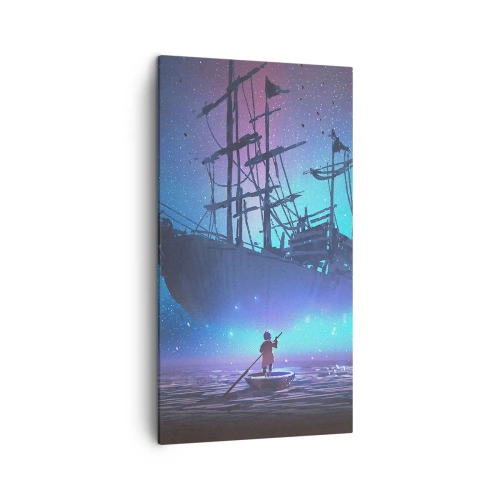 Obraz na plátne - Stretnutie s mýtom mora - 45x80 cm