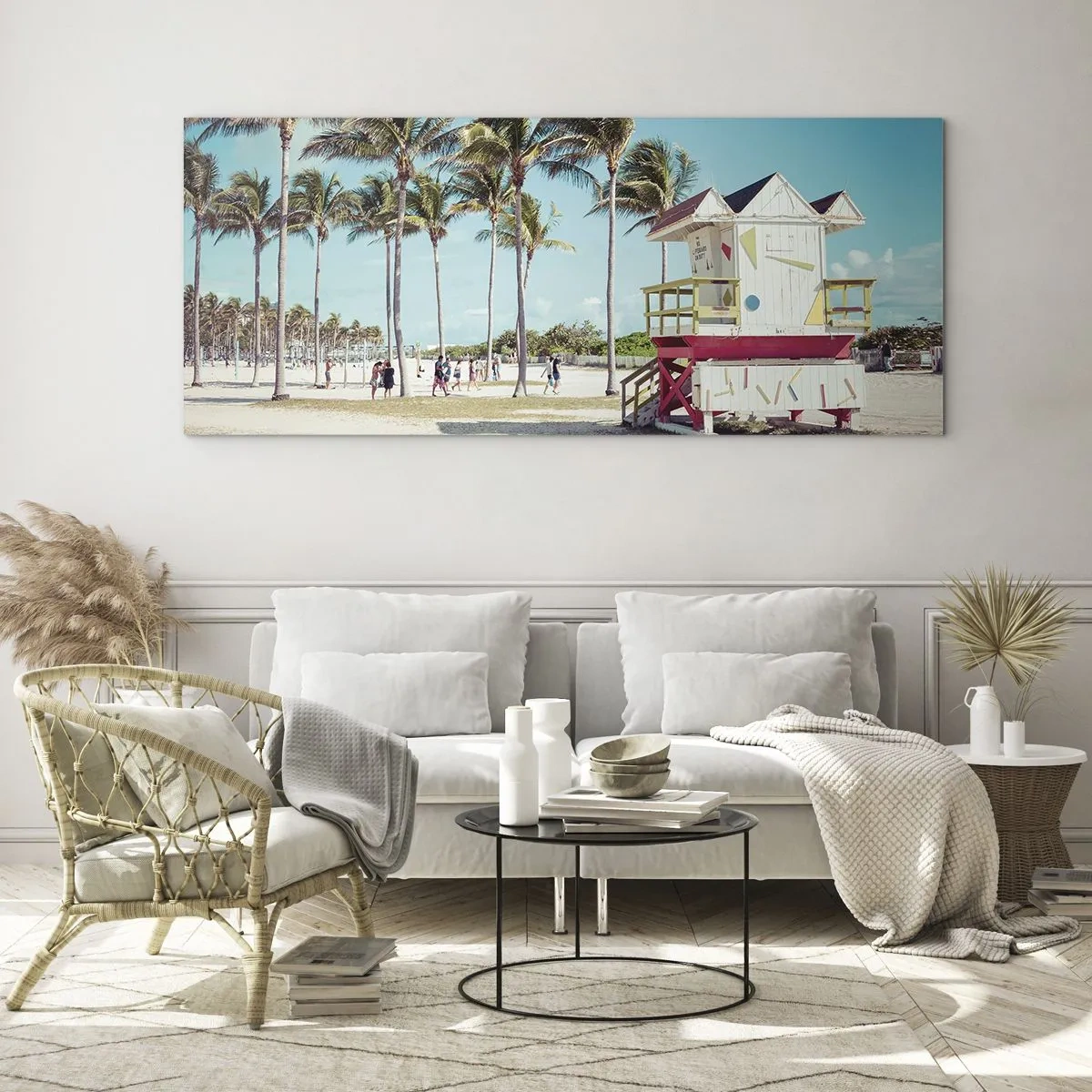 Obraz na skle - Čaká ťa krásny deň - 140x50 cm