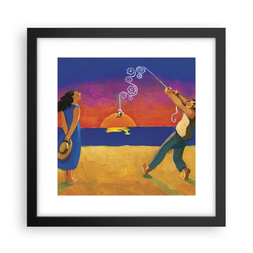 Plagát v čiernom ráme - Viac ako hviezda z neba - 30x30 cm