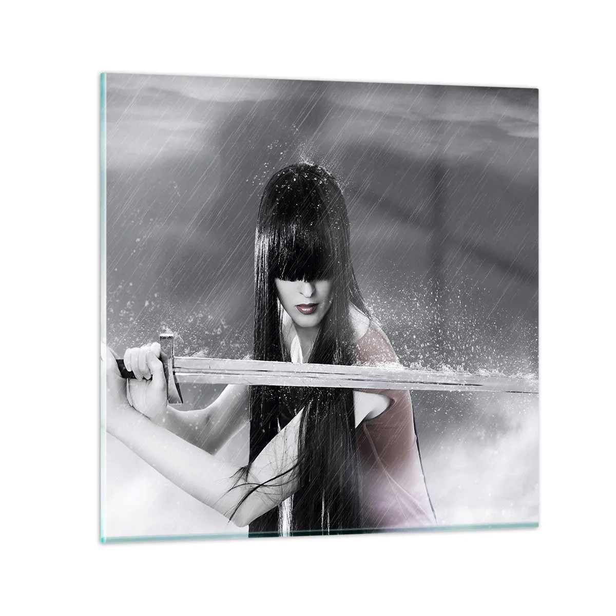 Obraz na skle - Pekná a nebezpečná - 60x60 cm