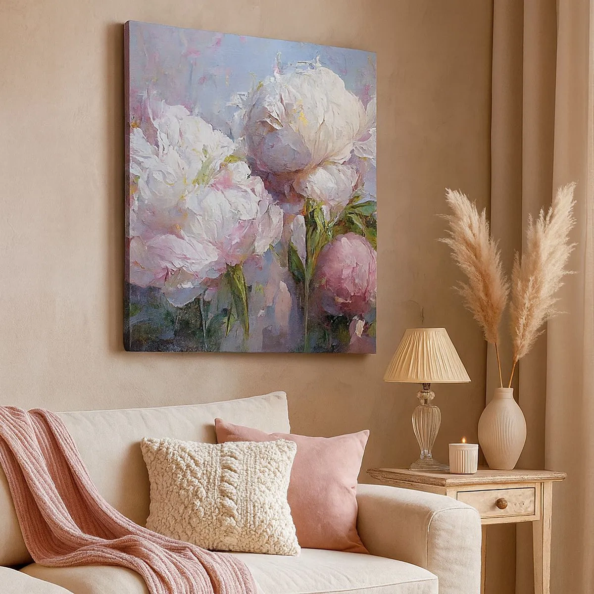 Obraz na plátne - Kytica prekypujúca životom - 30x30 cm