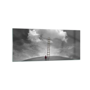 Obraz na skle - Všetko je možné - 120x50 cm