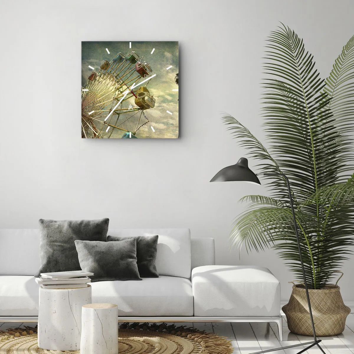 Nástenné hodiny - Bude, bude zábava… - 40x40 cm