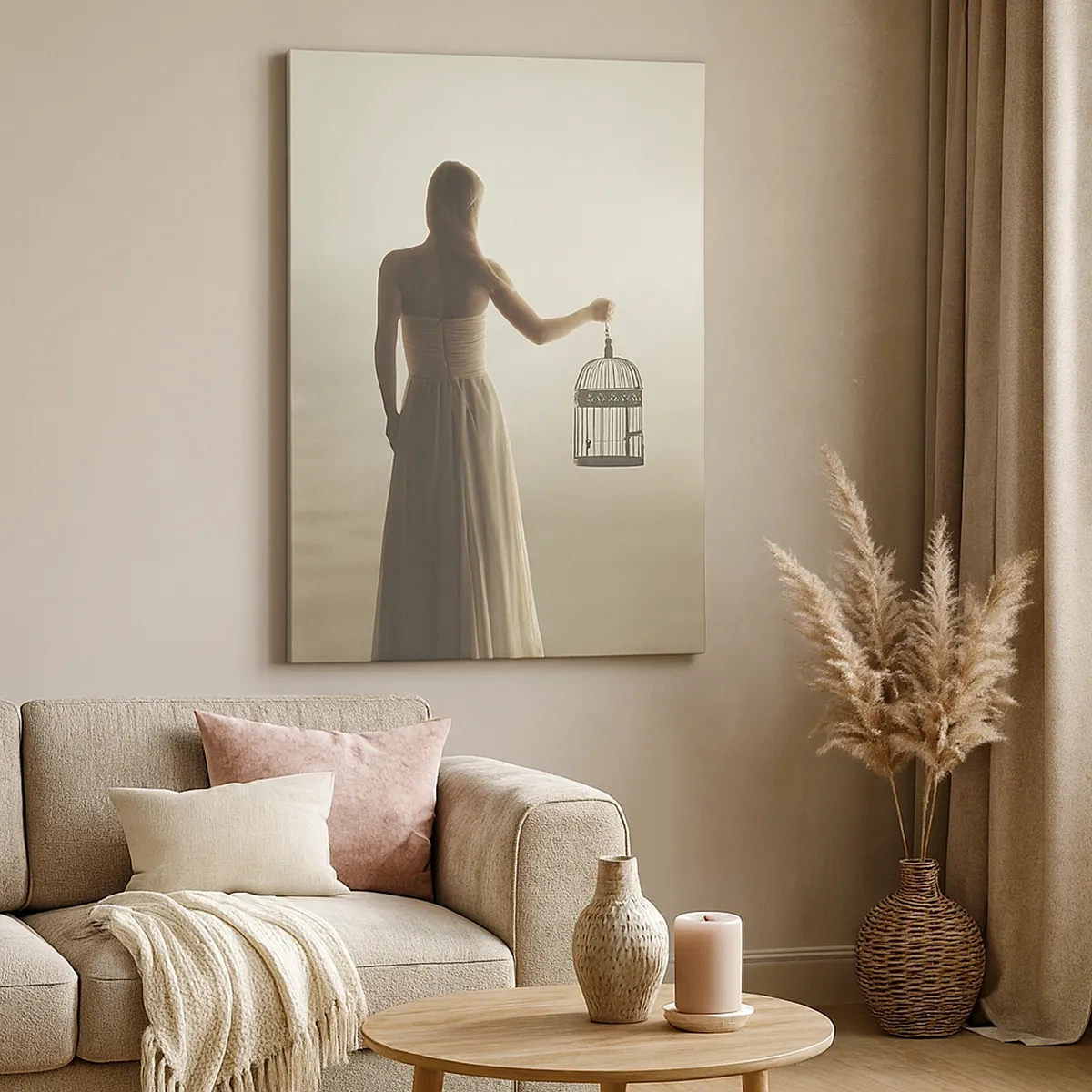 Obraz na plátne - Buď slobodná - 50x70 cm