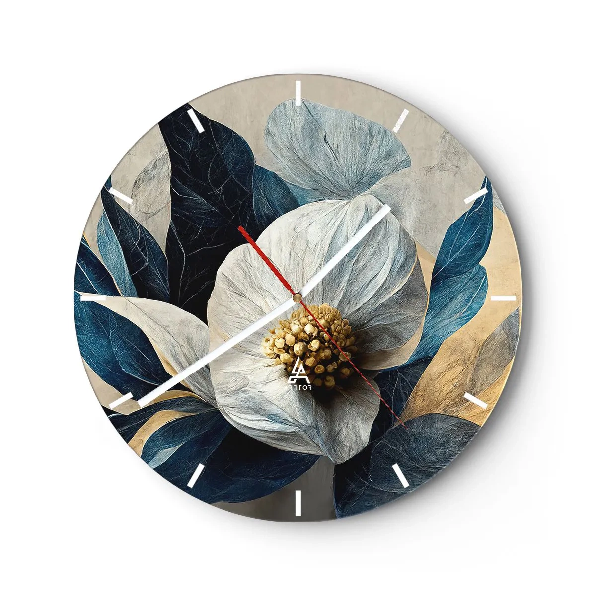 Nástenné hodiny - Má zlaté srdce - 40x40 cm