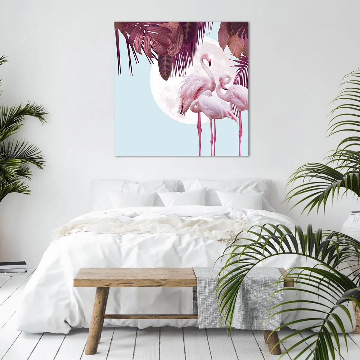 Obraz na plátne - Tri vtáčie grácie - 60x60 cm