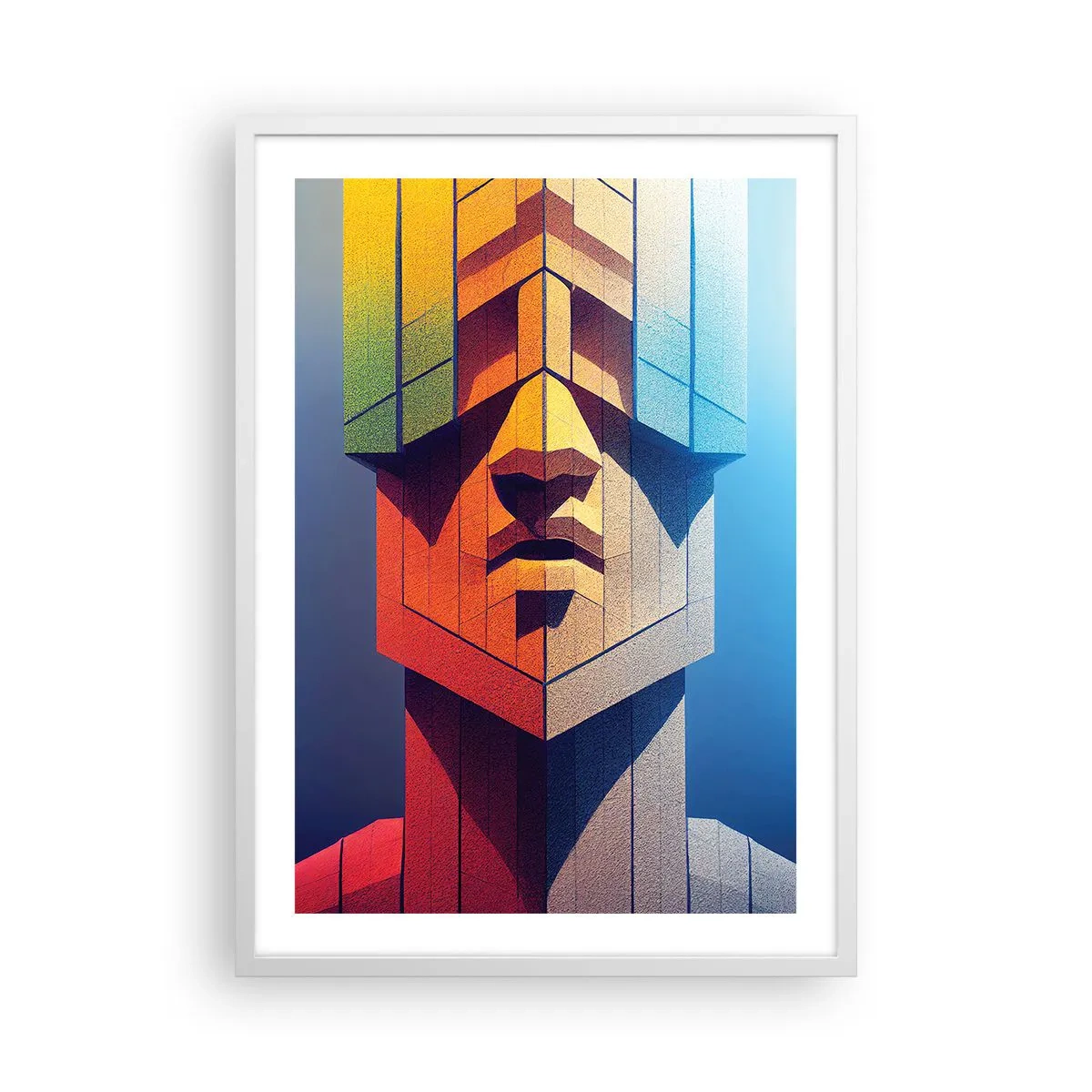 Plagát v bielom ráme - Zásadový človek - 50x70 cm
