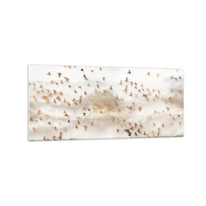 Obraz na skle - Už je čas... - 120x50 cm