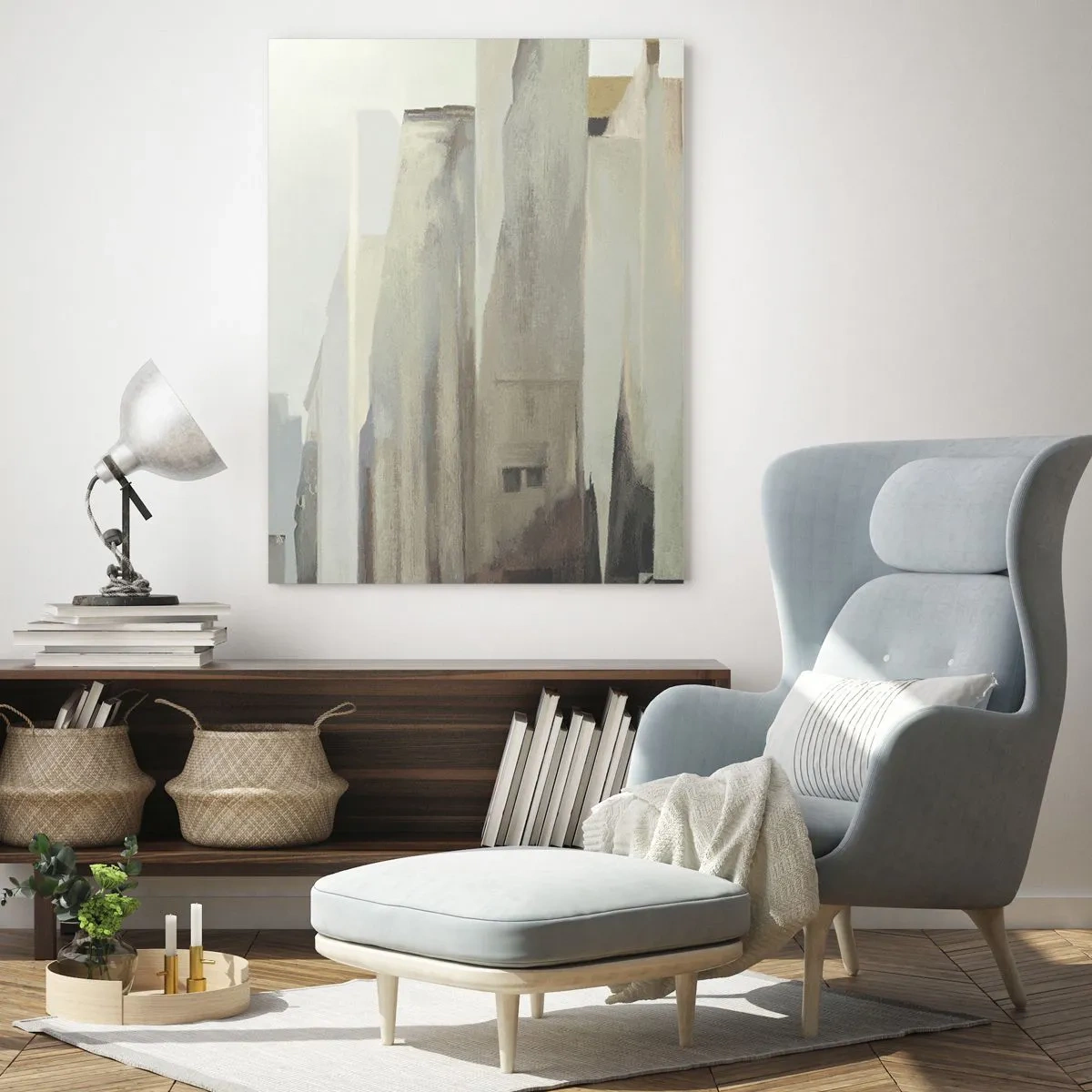 Obraz na skle - Sen o meste - 70x100 cm