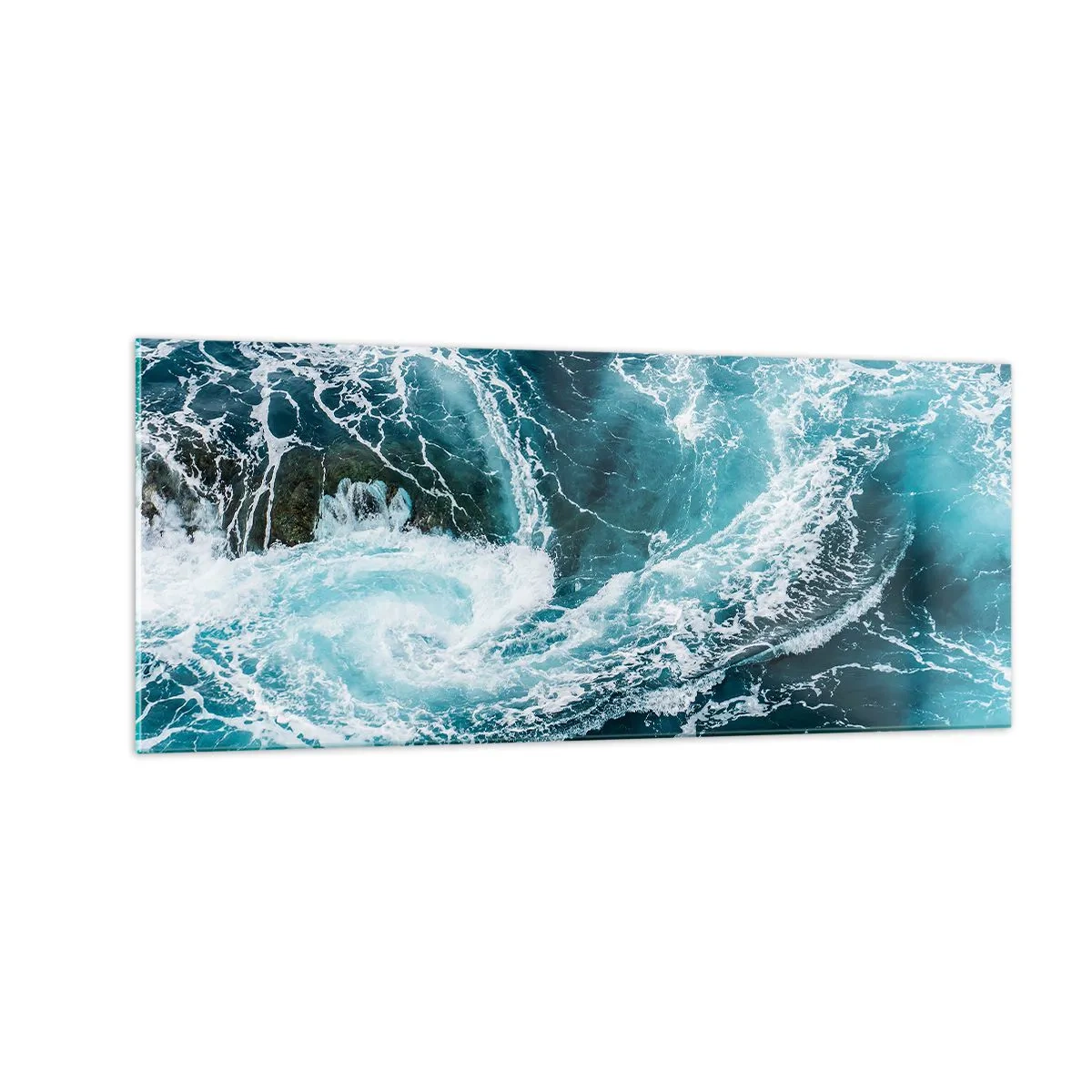 Obraz na skle - Brána do vnútra Zeme - 100x40 cm