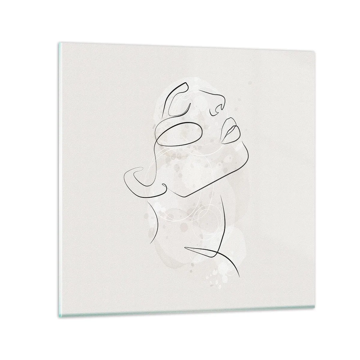 Obraz na skle - Náčrt sna - 30x30 cm