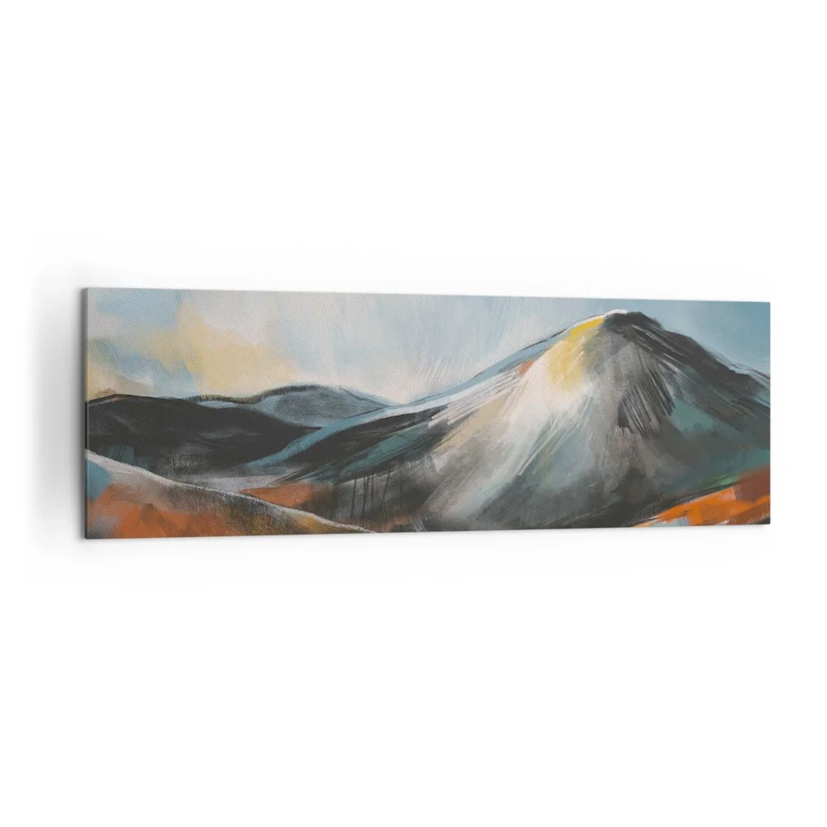 Obraz na plátne - Surové a krásne - 160x50 cm