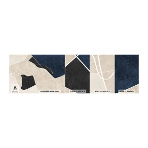 Vzorka Fototapeta Standard Eco - Abstraktná kompozícia – kontrast farieb - Moderné, Abstrakcia, Kus - 100x30 cm