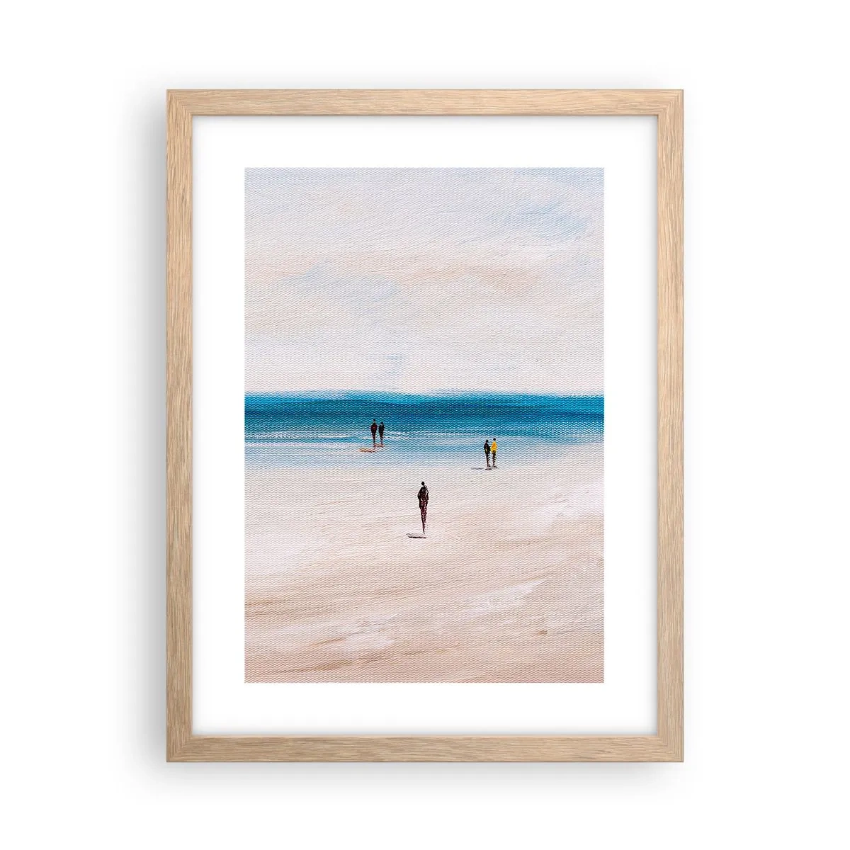 Plagát v ráme zo svetlého duba - Prirodzená potreba - 30x40 cm