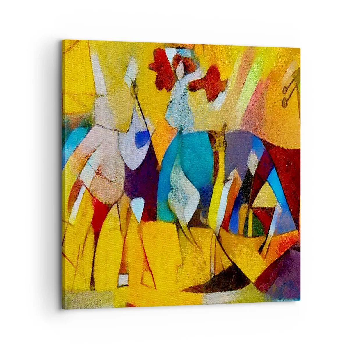 Obraz na plátne - Slnko - život - radosť - 60x60 cm