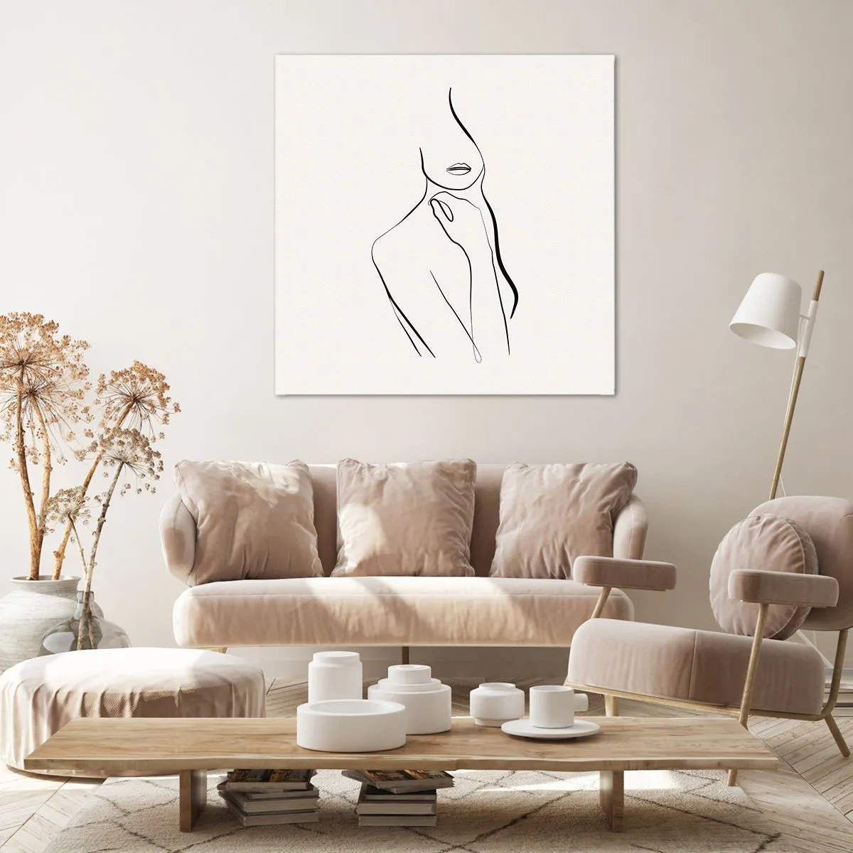 Obraz na plátne - Vlna melanchólie - 70x70 cm