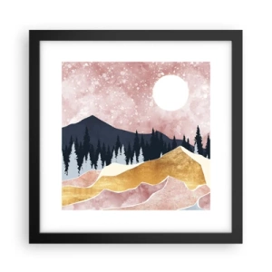 Plagát v čiernom ráme - Nočná hliadka - 30x30 cm