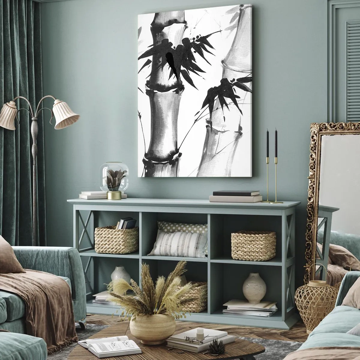 Obraz na plátne - Blízky záber na orient - 80x120 cm