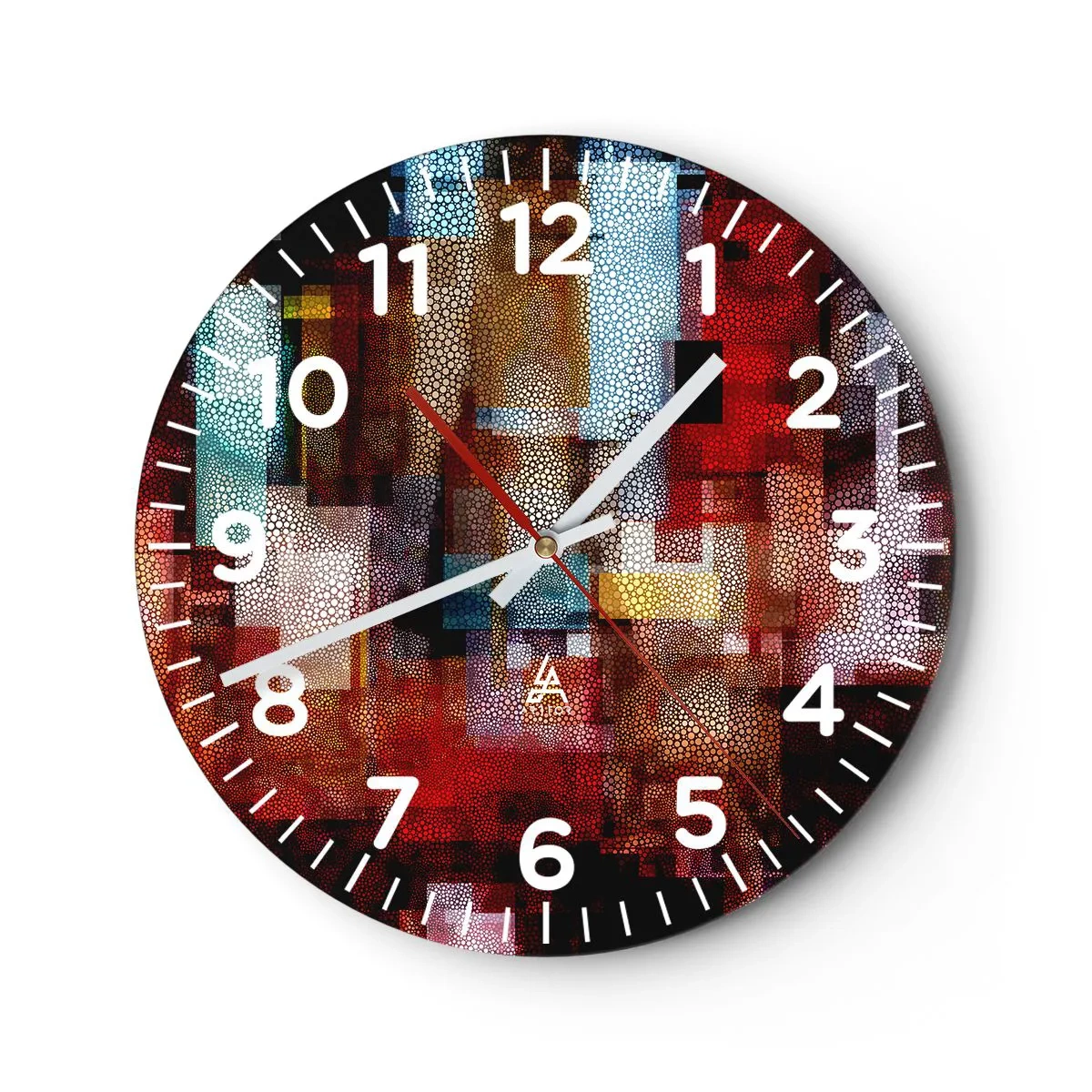 Nástenné hodiny - Chaos a zmätok - 40x40 cm