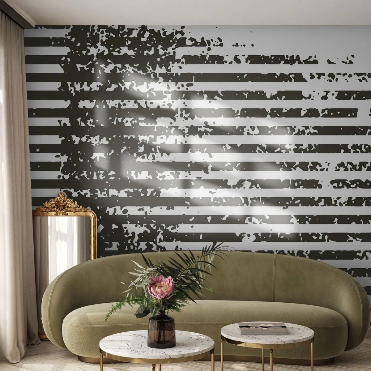 Fototapeta Premium Sand - Rytmus a šum - Abstrakcia, Kus, Grafika - 250x175 cm