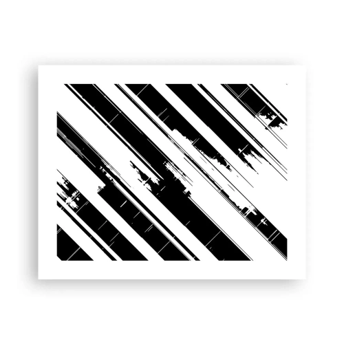 Plagát - Intenzívna a dynamická kompozícia - 50x40 cm