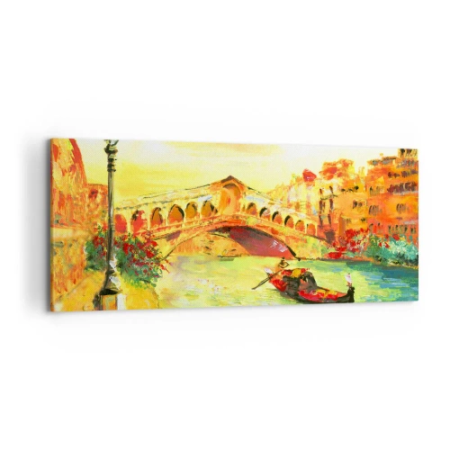 Obraz na plátne - Púť zamilovaných - 120x50 cm