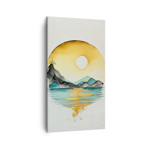 Obraz na plátne - V kruhu krásy - 45x80 cm