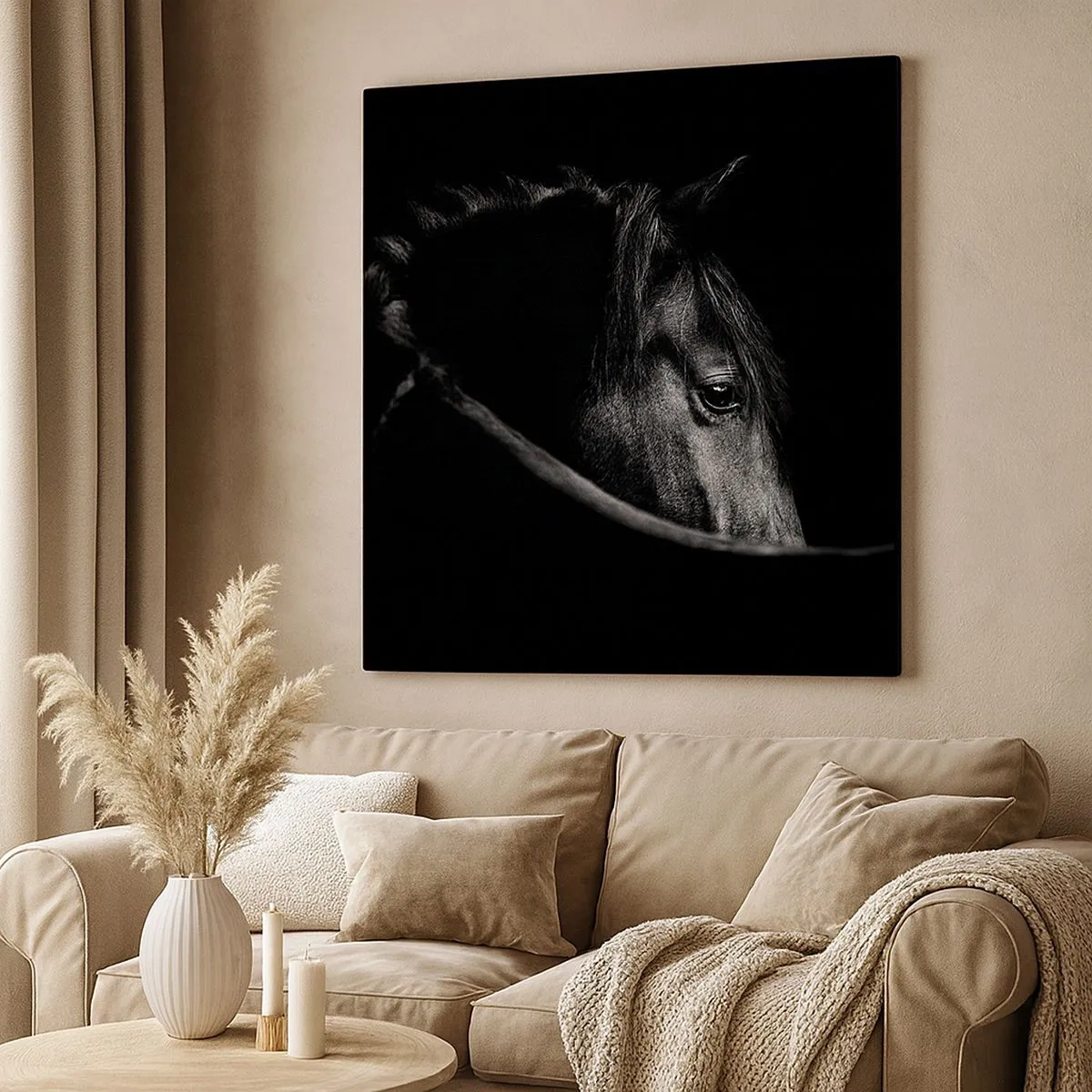 Obraz na plátne - Čierny knieža - 30x30 cm