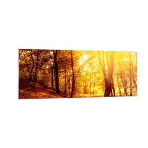 Obraz na skle - K zlatej čistinke - 140x50 cm