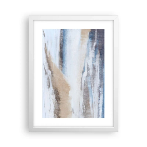 Plagát v bielom ráme - Zimná kompozícia - 30x40 cm